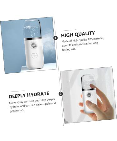 POPETPOP Nano Facial Mist Sprayer Portable Humidifier for Face Hydration Moisturizes Soothes Skin Durable Material for Travel Daily Use - Buy Online on GoSupps.com