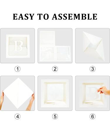 Premium Baby Shower Decorations Kit | Transparent Balloon Boxes with BABY Letters | Gender Reveal & 1st Birthday Party Decor - Buy Online on GoSupps.com