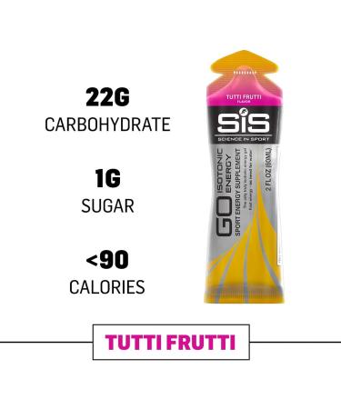 Science in Sport Isotonic Energy Gels  22g Fast Acting Carbohydrates  Performance & Endurance Sport Nutrition for Athletes  Energy Gels for Running  Cycling  Triathlon  Tutti Frutti - 2 oz - 30 Pack - Buy Online on GoSupps.com