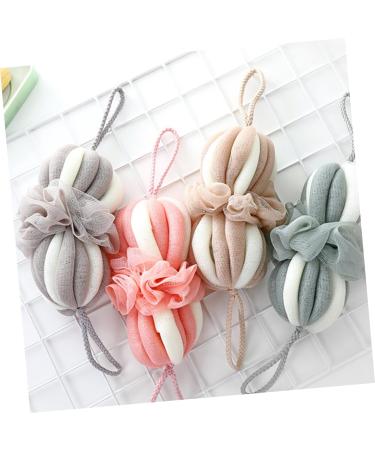 NOLITOY 3pcs Bath Sponges - Exfoliating Loofahs & Shower Scrubs for Adults | Cute Body Wash Pouf - Ideal for All Skin Types - Buy Online on GoSupps.com
