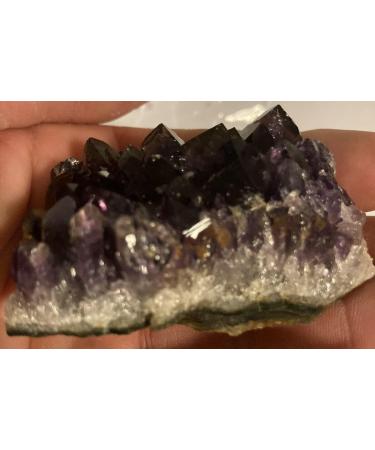 90 Grams Amethyst Quartz Specimen Uruguay Raw Stones and Minerals Natural Luster - Buy Online on GoSupps.com