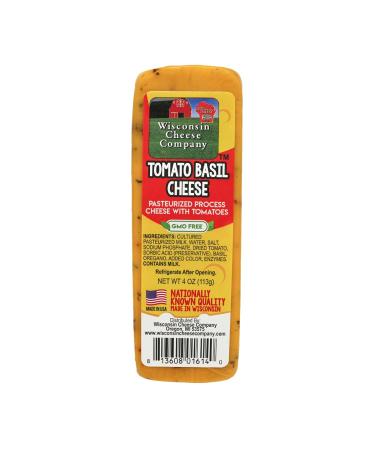 Wisconsin Cheese Company Specialty Cheese Blocks Sampler - 7 Assorted 4oz Blocks incl. Cheddar, Pepper Jack, Swiss, Gouda, Salami, Smoked Cheddar & Tomato Basil - Buy Online on GoSupps.com