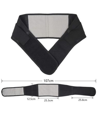 Self-Heating Magnetic Lower Back Brace Belt for Pain Relief - Adjustable Lumbar Support - Buy Online on GoSupps.com