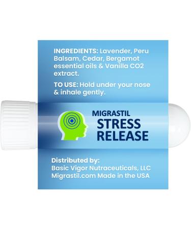 Basic Vigor Migrastil Migraine Support Capsules and Stress Release Inhaler 2-Pack (Bundle) - Buy Online on GoSupps.com