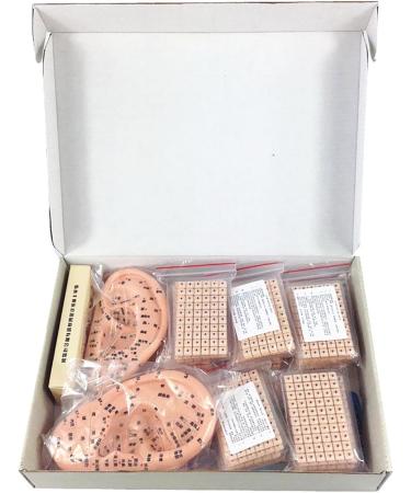 Facial Reflex Zone Massage Tools - Ear Seed Acupuncture Stickers & Acupressure Set for International Shipping - Buy Online on GoSupps.com