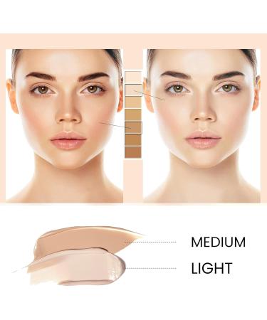  Nurvidis CC Cream Color Correcting Cream Tinted Face Cream SPF 50+ CC Cream Foundation Pre-Makeup Cream-Primer Naturally Conceals Imperfections Repairs and Whitens Skin - Light - Buy Online on GoSupps.com
