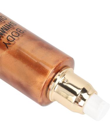 Face Body Luminizer 100ml Multipurpose Body Highlighter Oil Non for Cheek Collarbone Shoulder (Golden Brown) - Buy Online on GoSupps.com