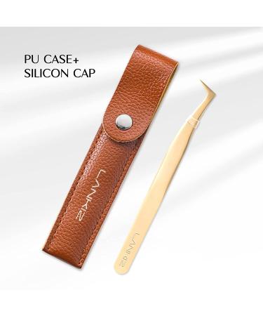 LANKIZ Professional Boot Tweezers | L Angled Tips | Volume Tweezer Tool for Eyelash Extensions | 3D-5D Individual Volume Fan Making | Precision Lash Extensions - Boot 08A - Buy Online on GoSupps.com