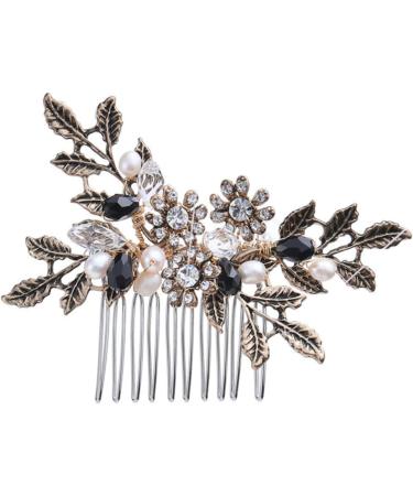 Ipetboom 1pc Bridesmaids Accessories Bride Comb Rhinestone Comb Wedding Hair Clips Bridal Hair Comb Gold Headpiece Comb for Bride Tiara Rhinestone Hair Comb S870 Wedding Accessories Fashion - Buy Online on GoSupps.com