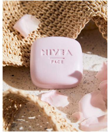 Nivea MagicBar Solid Facial Cleanser 75g - Natural & Radiant Skin with Rose Extract & Vitamin E | Certified Cosmetics - Buy Online on GoSupps.com