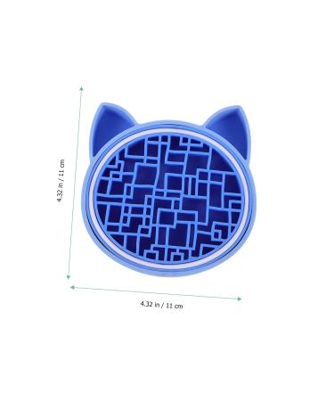 2-in-1 Makeup Brush Storage Box & Cleaner Pad - Blue Brush Holder & Scrubber Rack for International Shipping - Buy Online on GoSupps.com