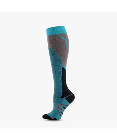 DOCEN Running Gym Compression Socks 1/3 Pair L/XL_20-38mmHg - Circulatory Support Socks 1/3 Pair L-XL