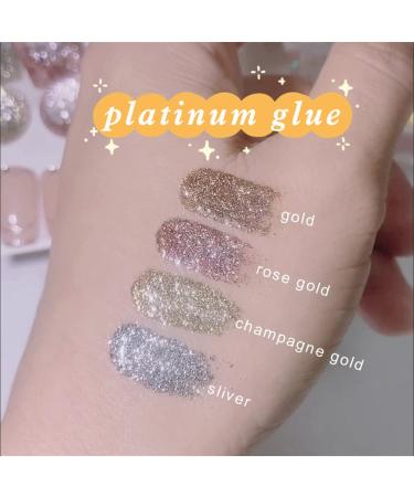VERONNI Glitter Gel Nail Polish Set - Chrome Platinum Sparkly Colors for Home DIY Manicure - Buy Online on GoSupps.com