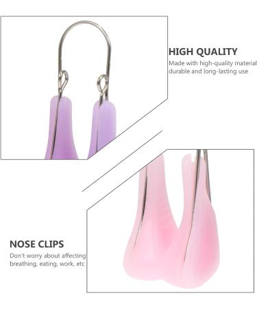 FRCOLOR Rehausseurs de Nez en Silicone Lot de 3 Pi ces Petit Taille Clips Remodelage Nez pour Hommes et Femmes Usage Quotidien Couleurs Rose Bleu Violet - Buy Online on GoSupps.com