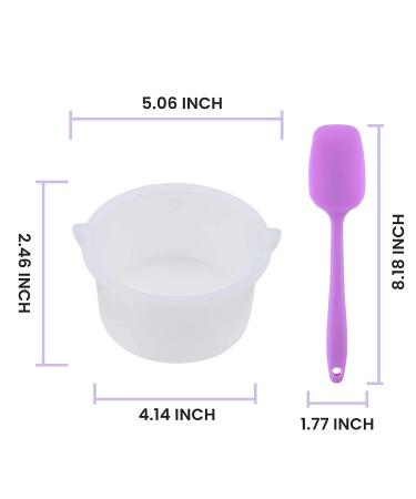 2Pcs Silicone Wax Pot with Spatula | 500ml Wax Warmer for Hair Removal Kit | Replacement Waxing Bowl for Wax Machine | 16.9 Oz Capacity - Buy Online on GoSupps.com
