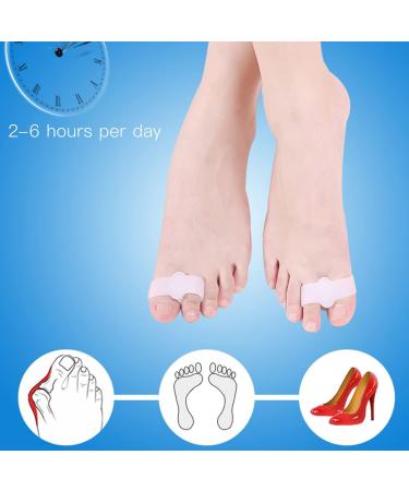 Gel Metatarsal Pad for Bunions - Pain Relief & Toe Alignment - Correct Crooked Toes & Overlap - Hallux Valgus Support - Buy Online on GoSupps.com