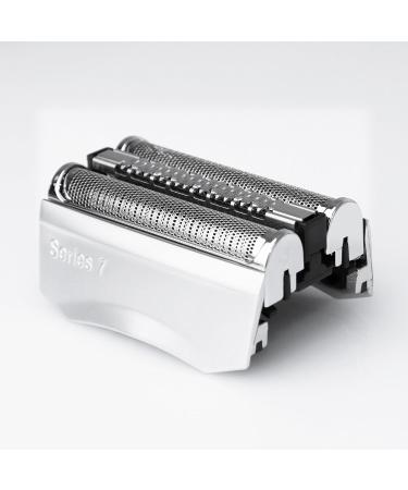 Buy Series 7 70S Foil & Cutters for Braun S7 Electric Razors - Compatible with 720cc 750cc 760cc 790cc 799 797 9565 - 2 Pack Silver Replacement Heads - Buy Online on GoSupps.com