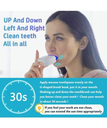 Mayeec Ultrasonic Electric Toothbrush 360 - Teeth Whitening Kit with LED Light - Buy Online on GoSupps.com