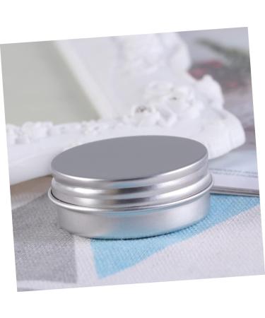 HAPINARY Box Lip Gloss Containers Cosmetic Mini Candle Round Metal Tins Small Cookie Tins Foldable Lap Desk Screw Lid Containers Jars Candle Making Tins Jars with Lid Tin Can Filling Travel - Buy Online on GoSupps.com