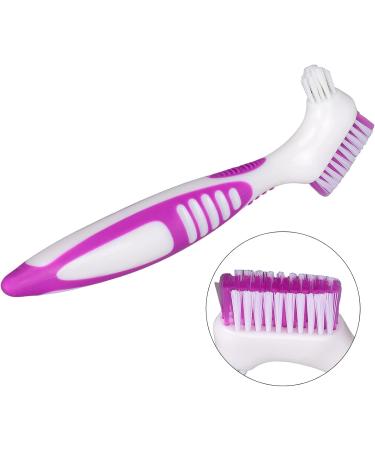 Verdant Touch Double-Head Denture Brush | Cleaning Brush for False Teeth | Portable & Double-Sided Design - 180 mm - Buy Online on GoSupps.com