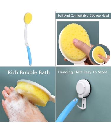 Buy Multifunctional Foldable Shower Brush - 4 in 1 with Luffa Head & Storage Bag | International Shipping Available - Buy Online on GoSupps.com