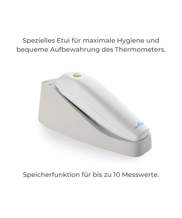 Nuvita 2071 Digital Ear Thermometer with Alarm - Accurate & Easy Measurement for International Shipping - Buy Online on GoSupps.com
