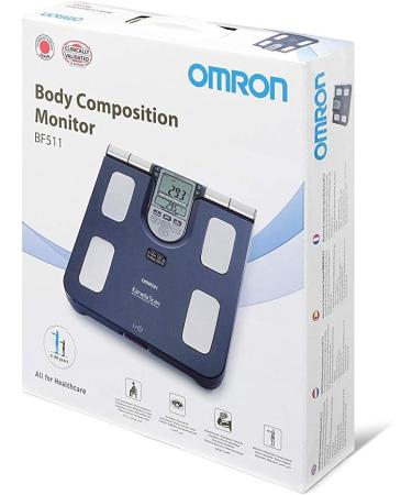 Omron BF511 Body Composition Monitor & Scale - Dark Blue | Free Worldwide Shipping - Buy Online on GoSupps.com