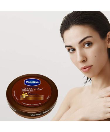 Vaseline Cocoa Glow Cocoa Butter Body Cream 2.53 Fl.Oz - Moisturizing and Glowing Skin Formula - Buy Online on GoSupps.com
