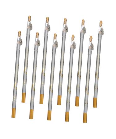 PAMINGONO 10 Pieces Pencil Sharpener Eyebrow Pencil Waterproof Eyebrow Pen Eyeliner Pencils with Sharpener Strokes Pencils Eyebrow Pencils Highlighter Makeup Pen Lipstick Gadgets PAMINGONO