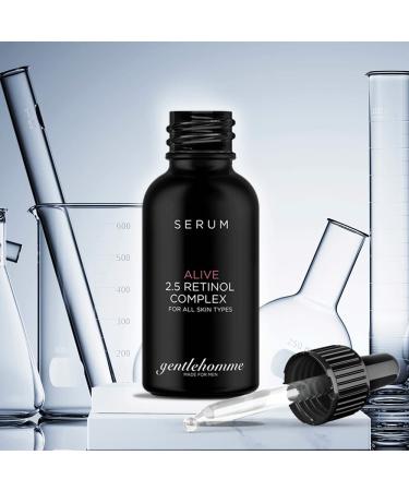 Men's Anti-Aging Retinol Serum - Hydrating with Hyaluronic Acid & Vitamin B6 - Reduce Fine Lines Dark Spots & Signs of Aging - Buy Online on GoSupps.com