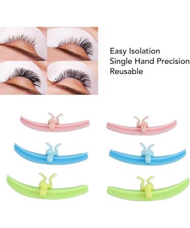 Eyelash Separator for Lash Extension 3 Colors Silicone Eyelash Separator Tool Reusable Mascara Separator Convenient Efficient Eyelash Isolation Helper for Beginners Professional - Buy Online on GoSupps.com