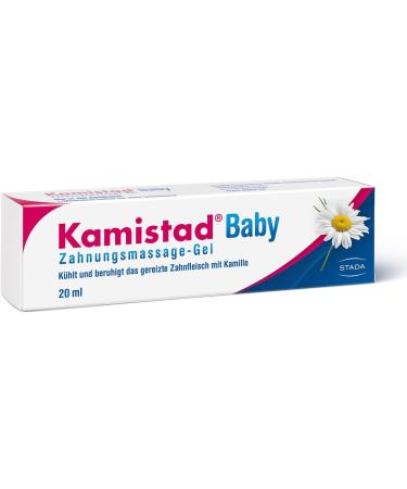 Kamistad Baby Teething Gel - Soothes Irritated Gums & Relieves Dental Discomfort - 20 ml - Fast International Shipping - Buy Online on GoSupps.com