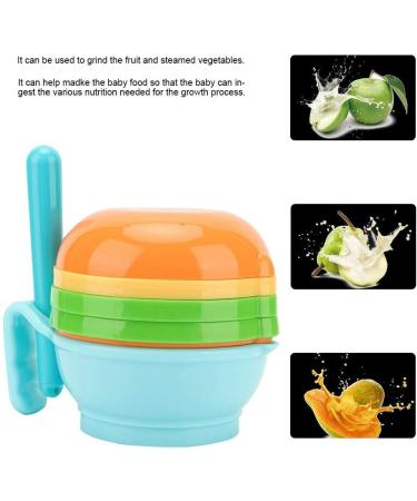 9Pcs Baby Food Masher - Multifunctional Manual Grinder & Feeder (Blue) - Buy Online on GoSupps.com