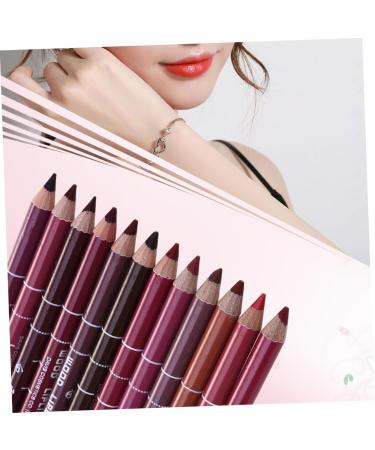 LALAFINA Pcs Lip Liner Eyebrow Pen Pipliner Pencil Lip Makeup Set Lip Liner Pencils Eyebrow Pencil Water Proof Lip Makeup Lipliner Pencil - Buy Online on GoSupps.com