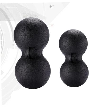 Buy Homsfou 4-Piece Therapy Yoga Balls Set - Peanut Massage & Fitness Tools for Back Relief - Medium - Blue - Buy Online on GoSupps.com