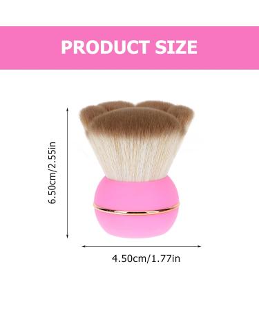 HEALLILY Cat Paw Foundation Makeup Brush - Short Handle Loose Powder & Blush Brush for travel - Pink Cosmetic Tool - Buy Online on GoSupps.com