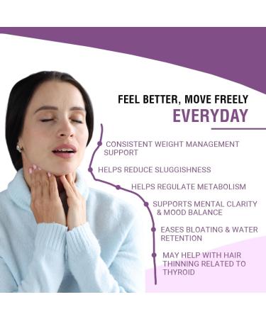 iMeMyself ThyroFit | 90 Capsules Supports Daily Wellness with B-Vitamins Minerals Inositol & CoQ10 Plant-Based Formula. - Buy Online on GoSupps.com