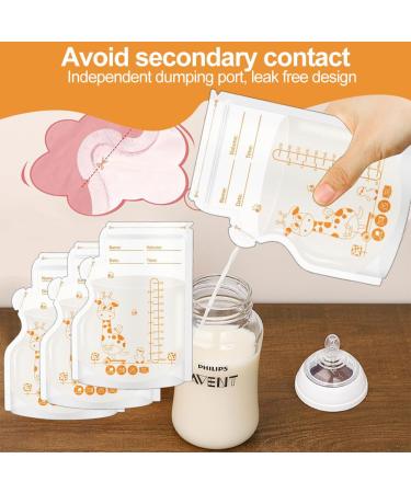 Breast Milk Bags for Freezing - 250ml Storage Bags (60PCs) | Durable & Leak-Proof Breast Milk Storage - Buy Online on GoSupps.com