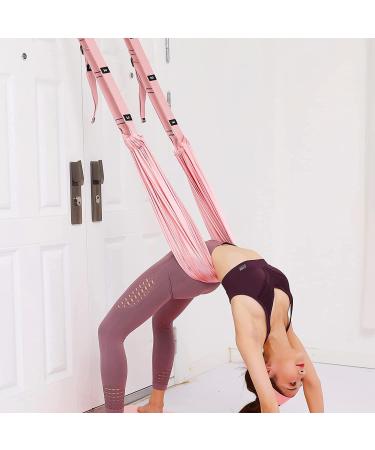 Adjustable Waist Leg Stretch Strap with Door Anchor | Flexibility Trainer for Fitness, Dance, Ballet & Gymnastics - Buy Online on GoSupps.com