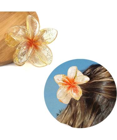 PLCPDM Claw Clip Hair Claw for Women Hair Barrettes Jaw Clip Sequins Hair Clip Girl Hair Styling Accessories Yellow - Buy Online on GoSupps.com