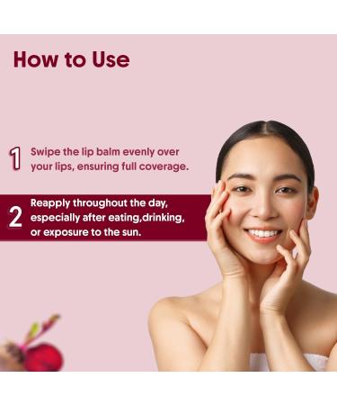 A.ra.v.i Organic Beetroot Tinted Lip Balm With SPF 50 PA+++ & Kojic Acid - Ceramide & Peptide - Lip Brightening & Hydrating - SLS & Paraben Free 5 gm - Buy Online on GoSupps.com