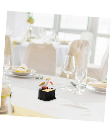 Upkoch Toothpaste Bird Holder | Portable Travel Container | 2 Decorative Dental Dispensers in Black Cartoon Design - Buy Online on GoSupps.com