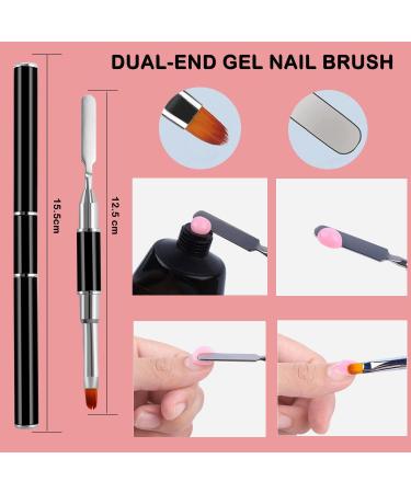 MAGIC ARMOR Slip Solution Poly Nail Gel Kit 5oz Slip Solution for Poly Nail Extension Anti-stick Gel Solution Liquid With Dual-Ended Gel Nail Brush Tip 8pcs Nail Clips Crystal Cup for Poly Nail Gel Nail Art Kit - Buy Online on GoSupps.com