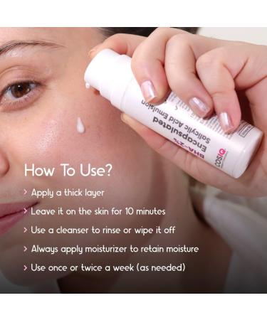 Cos- IQ BHA-2% Encapsulated Salicylic Acid Emulsion Face Serum for Sensitive Skin | Face Exfoliator for Blackheads Whiteheads Acne & Open Pores | Reduces Breakouts | For Women & Men | 30ml - Buy Online on GoSupps.com