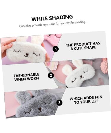 Beaupretty 4pcs Breathable Plush Goggles Facial Mask | Shop Internationally - Buy Online on GoSupps.com