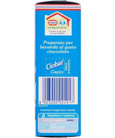 6 x 5 Cameo Ciobar Classico Instant Italian Hot Chocolate Drink Beverage (5 x 25g) - Buy Online on GoSupps.com
