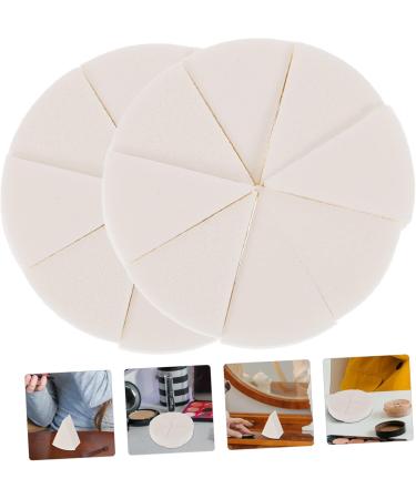 Healeved 2 Sets Triangular Sponge Puff Makeup Foundation Makeup Pads Triangle Cosmetic Sponges Makeup Supplies Concealer Sponge Triangle Puff Girl Make up Flutter White 8.00X8.00X2.00CM White - Buy Online on GoSupps.com