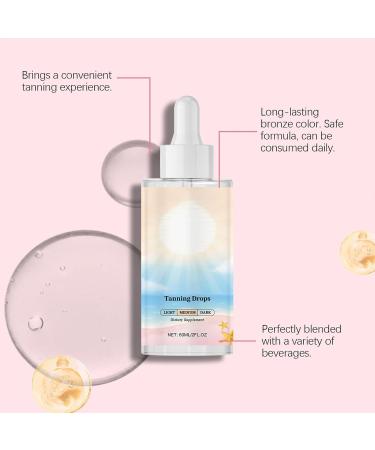 Sans Soleil Self-Tanning Drops - Self-Tanning Body Care for Face and Body 60 ml - Brightening & Nourishing Solution for Arms Legs Back - Men Women - Ideal for Beach & Travel - Buy Online on GoSupps.com