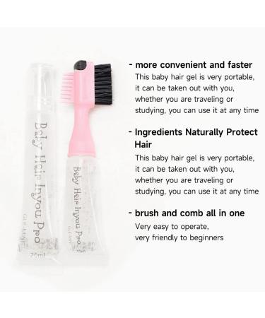 Bilisar Edge Control Hair Gel Kit | Extreme Strong Hold and Natural Formula | Refillable Pocket Size | Long Lasting | No Residue | Women's Hair Gel (30ml) - Buy Online on GoSupps.com