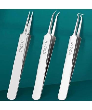 Usiveinborn Blackhead Remover Usiveinborn Tweezers Professional Stainless Steel Facial Blackhead Remover Tweezers Blackhead Tweezers Professional (8pcs) - Buy Online on GoSupps.com